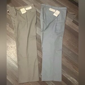 💋2 The Men's Store Mens  Dress Pants Slacks grey tan NWT 32x30 Reg fit